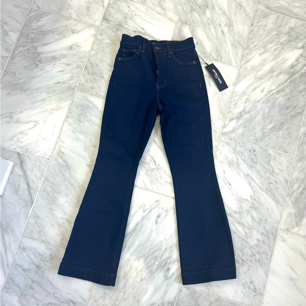 Veronica Beard Carson Ankle Jean
Indigo Wash, Size 26, NWT